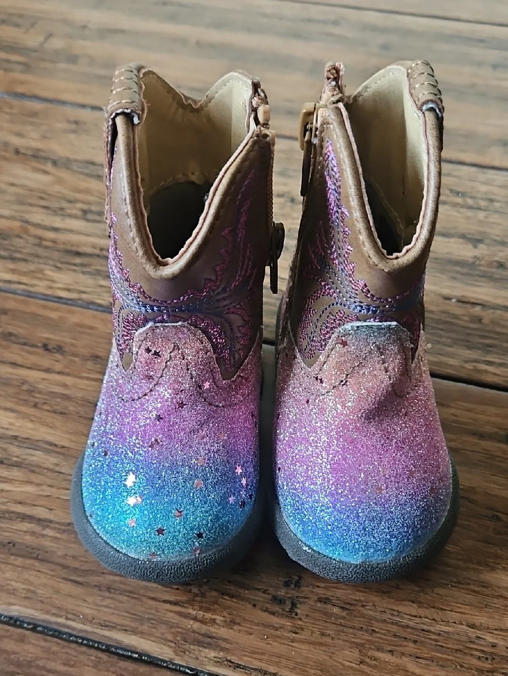 Roper Kids Glitter Ombre‎ Cowgirl Boots - Toddler Size 3